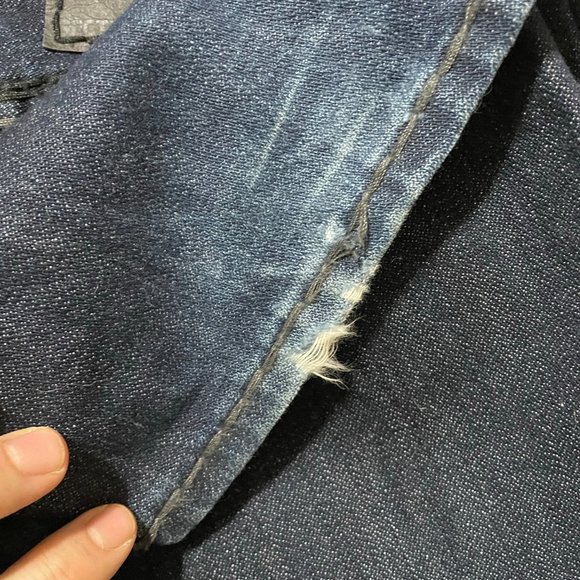 True Religion Late 2000s Dark Double Stitches Super Billy T Jeans - Picture 8 of 11